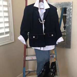 Sag Harbor basic navy blazer